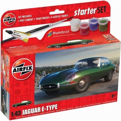 Airfix Jaguar E-Type Starter Set auto A55009 1:43