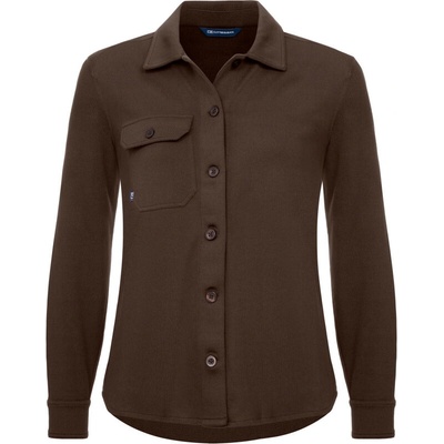 Cutter & Buck Advantage Leisure Shirt Women dlouhý rukáv dámská Mocca tmavá