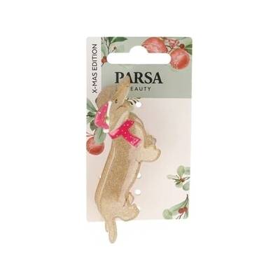 PARSA Beauty Haarklammer Dackel Christmas Edition Sponky do vlasů Unisex 13 g