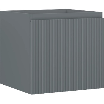 Mexen Rivel баня шкаф под мивка 50 см, 1 чекмедже, с вдлъбнатини, графит мат - 91A20-05047-1-BF66 (91A20-05047-1-BF66)