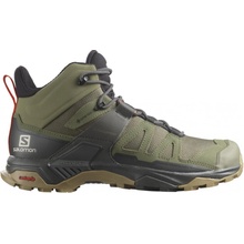 Salomon X Ultra 4 Mid Wide Gtx M L41739900 deep lichen green peat kelp