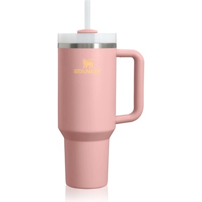 STANLEY Quencher H2. O FlowState Tumbler неръждаема термочаша със сламка голям Peach Rose 1180ml