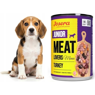 Josera Dog Meat Lovers Junior Menu Turkey 400 g
