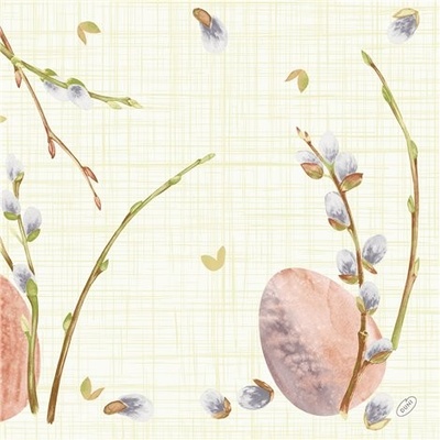 Dunisoft Ubrousek Willow Easter 60ks 40x40cm