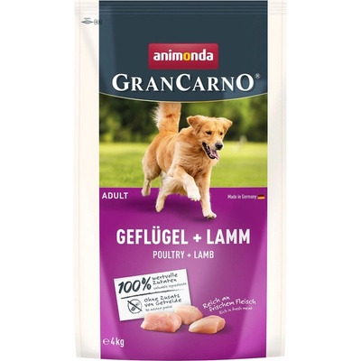 Animonda GranCarno Adult Drůbež a Jáhly 4 kg