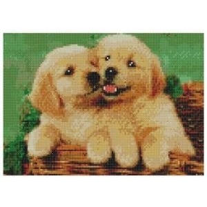 Smart Flamingo Flamingo Line Creative Set Diamond Mosaic 30x40cm Dogs 2 (TYAB26269)