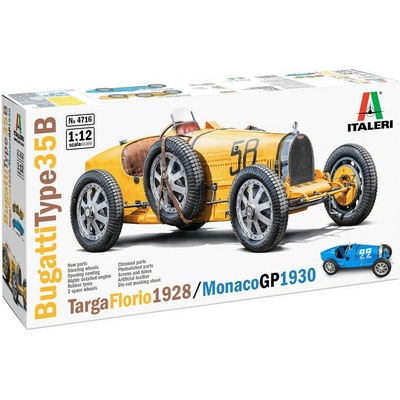 Italeri Bugatti Type 35B Targa Florio 1928 / GP Monaco 1930 1:12