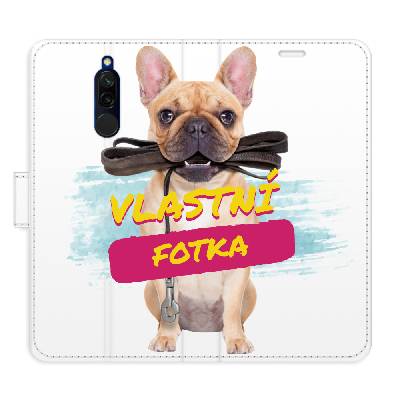 Flip pouzdro iSaprio - Xiaomi Redmi 8 s vlastním motivem a kapsičkami na karty (Flip knížkové pouzdro, kryt, obal iSaprio - Xiaomi Redmi 8 s vlastním potiskem, 360° ochrana telefonu, přihrádka na kart