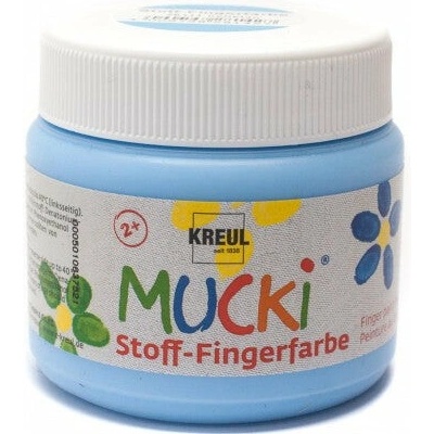 Mucki prstové farby na textil 150 ml modrá