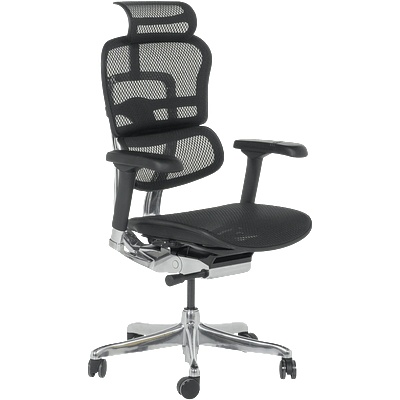 Ergohuman Ергономичен стол ergohuman elite 2 - черна рамка - черен