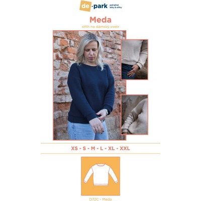 de-park Papírový střih - Meda vel. XS-XXL – Zboží Dáma