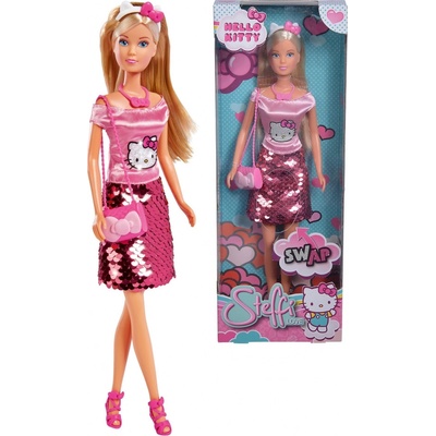 Simba Steffi Love Hello Kitty vo flitrovej sukni