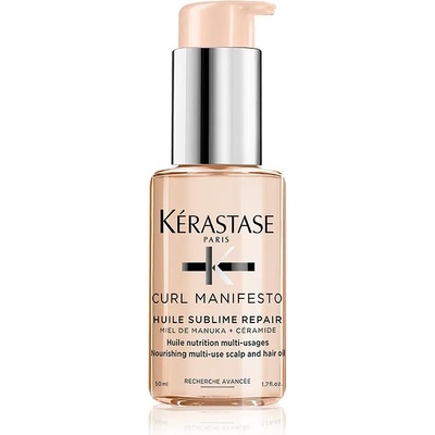 Kérastase Curl Manifesto Huile Sublime Repair подхранващо масло за чуплива и къдрава коса 50ml