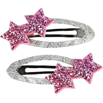 Sponky do vlasů Busy Lizzie - Pink stars