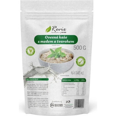 REVIX OVESNÁ KAŠE S MEDEM A TVAROHEM NATURAL 500 g