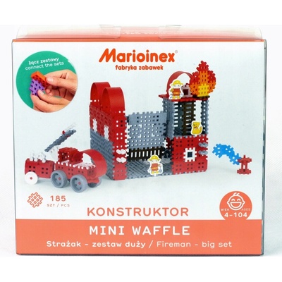 Marioinex MINI WAFLE Hasič veľký
