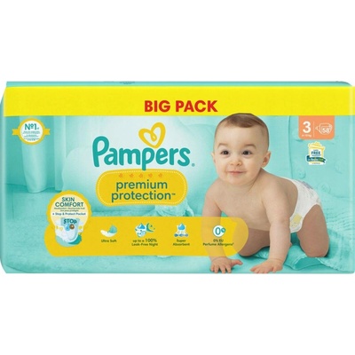 Pampers Premium 3 58 ks