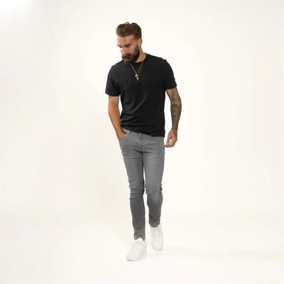 Firetrap Мъжки дънки Firetrap Firetrap Skinny Jeans Mens - Charcoal