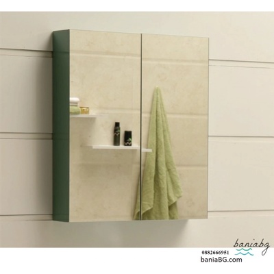 Inter Ceramic Горен огледален шкаф от pvc 6070 green