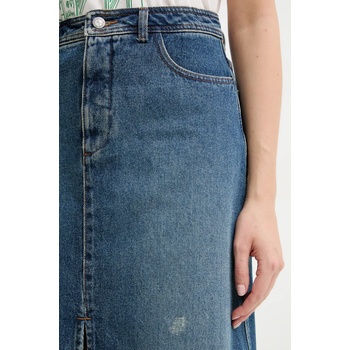 APC Дънкова пола A. P. C. jupe georgia в синьо среднодълга разкроена COHFC. F06423 (COHFC.F06423)