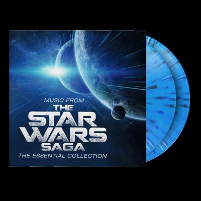 Soundtrack: Ziegler Robert: Music From the Star Wars Saga (Limited Coloured Hyperspace Blue Splattered Vinyl, Re-Issue) - 2 Vinyl LP