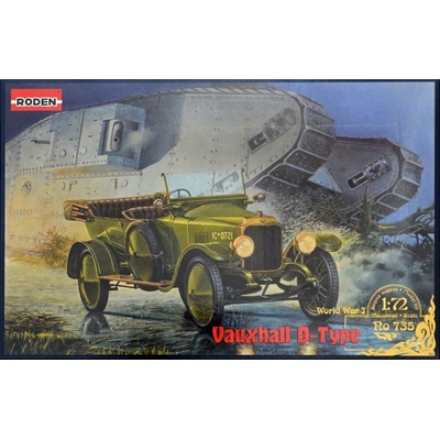 Roden Vauxhall D type British Staff Car WWI 1:72