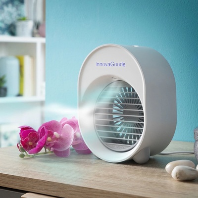 InnovaGoods Mini ultrazvukový zvlhčovač vzduchu s LED Koolizer