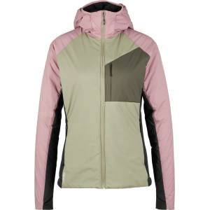 Stoic Дамско вълнено яке Stoic Women's MountainWool60 JokkmokkSt. Hybrid Hoody Insulation jacket - Dark Orchid / Multi - размер XS (105-6678-0111)