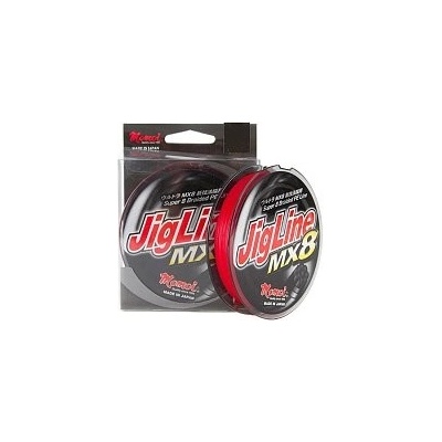 Momoi šnúra JigLine MX8 Red 150m 0,10mm