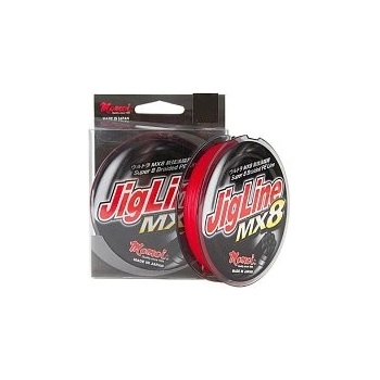 Momoi šnúra JigLine MX8 Red 150m 0,10mm