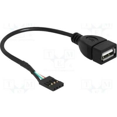 Delock 83291 USB 2.0 USB A zásuvka kolíkový konektor 4pin 0,2m