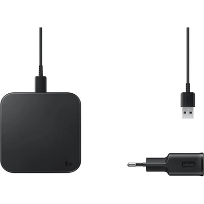 Samsung Wireless Charger Pad EP-P1300TBEGEU - поставка (пад) за безжично захранване на мобилни устройства и слушалки (черен)