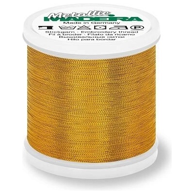 Vyšívací nit Madeira Metallic Smooth 40 (200m) barva 326 sultan gold