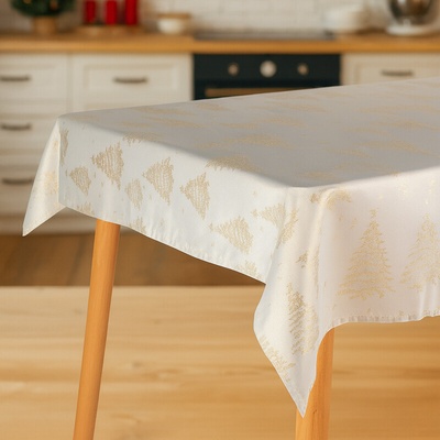 Takoy Vianočný obrus zlatý stromček-HT-00582 150x300cm