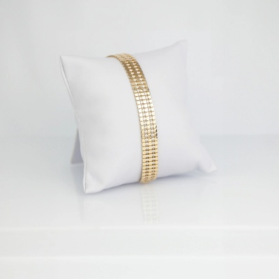 Lillian Vassago Exkluzivní zlatý náramek se zirkony LLV01-GB012