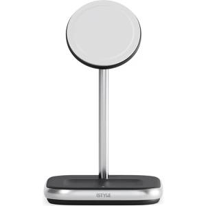 iStyle 2IN1 MagSafe Wireless Charger - black (K-PL9915101300200)