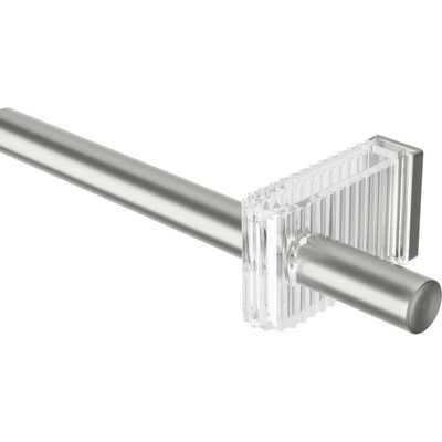 Rozšířitelná garnýž Umbra FLUTE D.107-305cm matný nikl