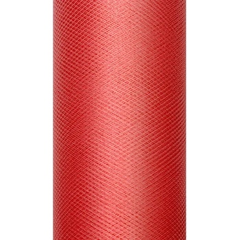 Image 1 of PartyDeco Гладък тюл - червен 0, 15 x 9 м