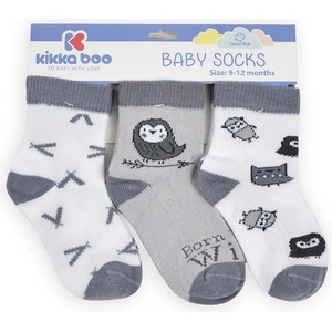 Kikkaboo Бебешки памучни чорапи Kikkaboo - Унисекс, 6-9 m (31110010009)