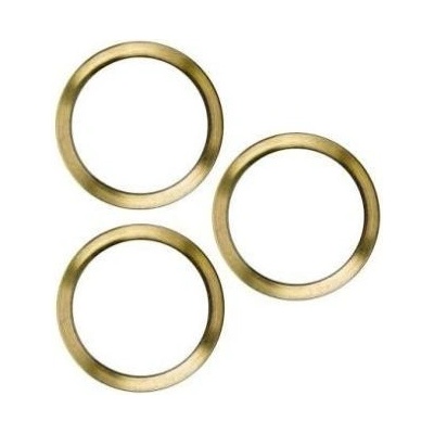 Apple iPhone 12 Pro - Rám Sklíčka Zadní Kamery (Gold) - 3ks, Gold