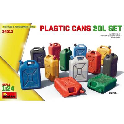 Miniart PLASTIC CANS 20L SET 1:24