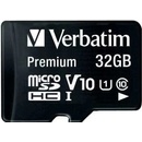 Verbatim microSDHC 32GB class 10 + adapter 44083