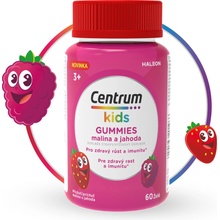 Centrum Kids Gummies Malina a jahoda multivitamín pre deti 60 želé