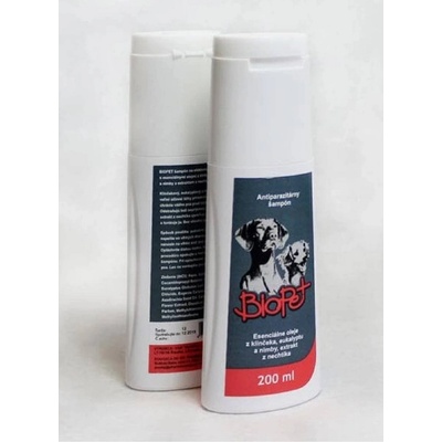 Ruvera UAB Litva Šampón BIOPET antiparazitárny pre psy 200 ml