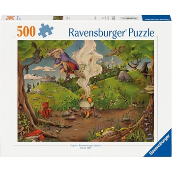 Ravensburger Пъзел Ravensburger от 500 части - Мистична вещица (12000777)