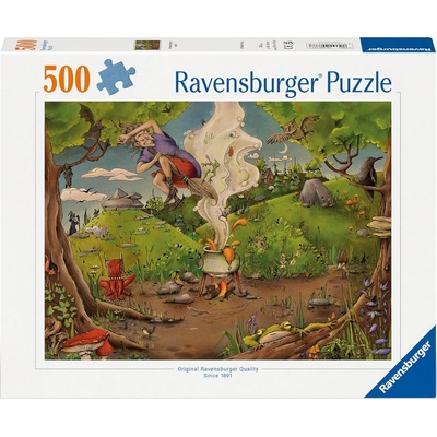 Ravensburger Пъзел Ravensburger от 500 части - Мистична вещица (12000777)