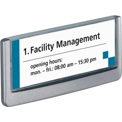 Durable Informační tabulka CLICK SIGN, 149 x 52,5 mm, DURABLE 106988