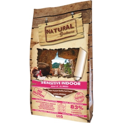 Natural Greatness Sensitive Indoor Cat Recipe kuře krůta 15 kg