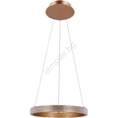 Candellux Led Пендел hashim led/22w/230v Ø 40 см меден (ca0982)