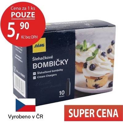 Sving Šlehačkové bombičky 10 ks